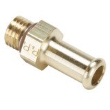 Barb to Straight Thread - Beaded Barb Connector - Brass Hose Barb Fittings